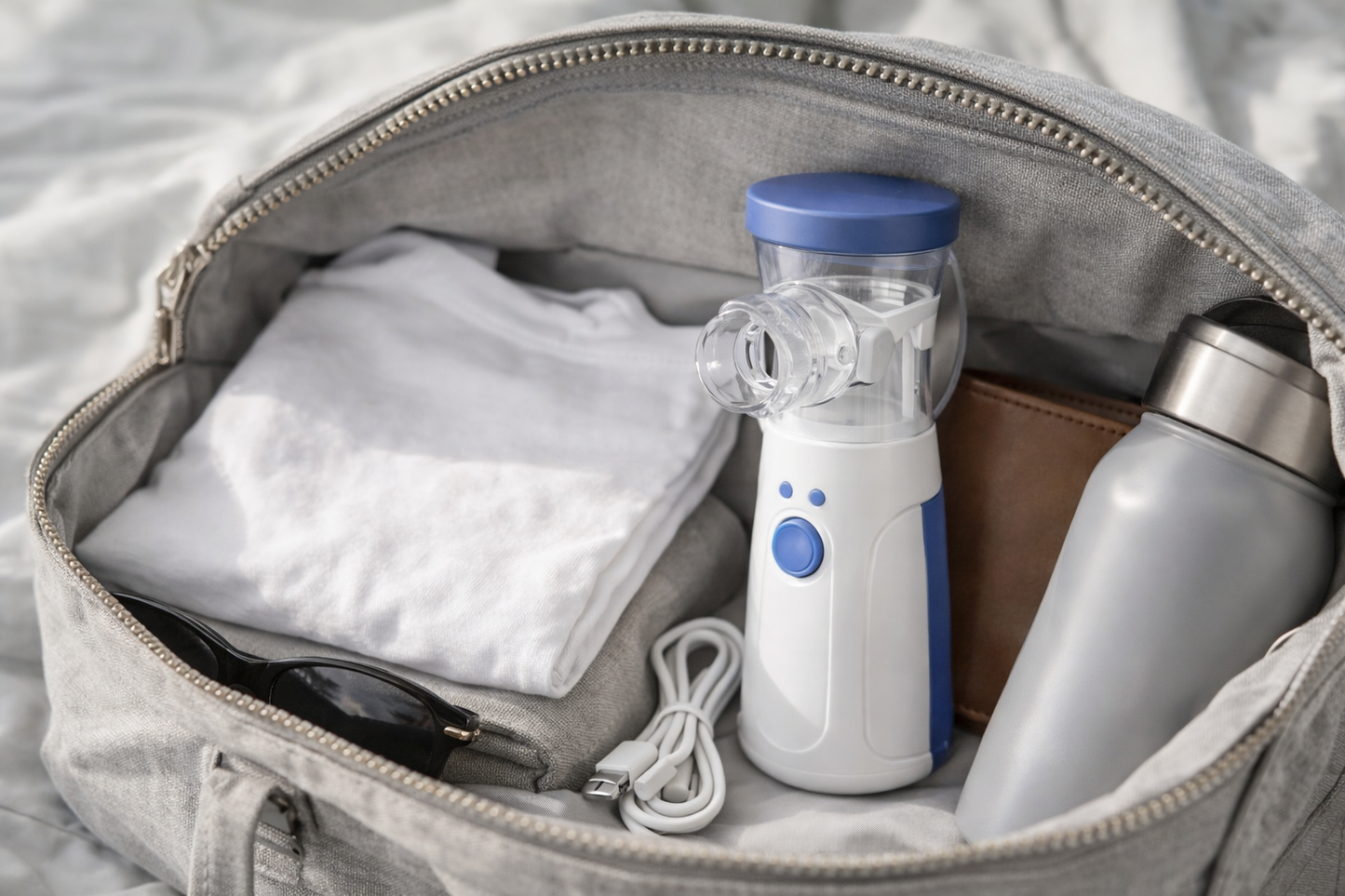 Portable Ultrasonic Rechargeable Mesh Nebulizer Machine